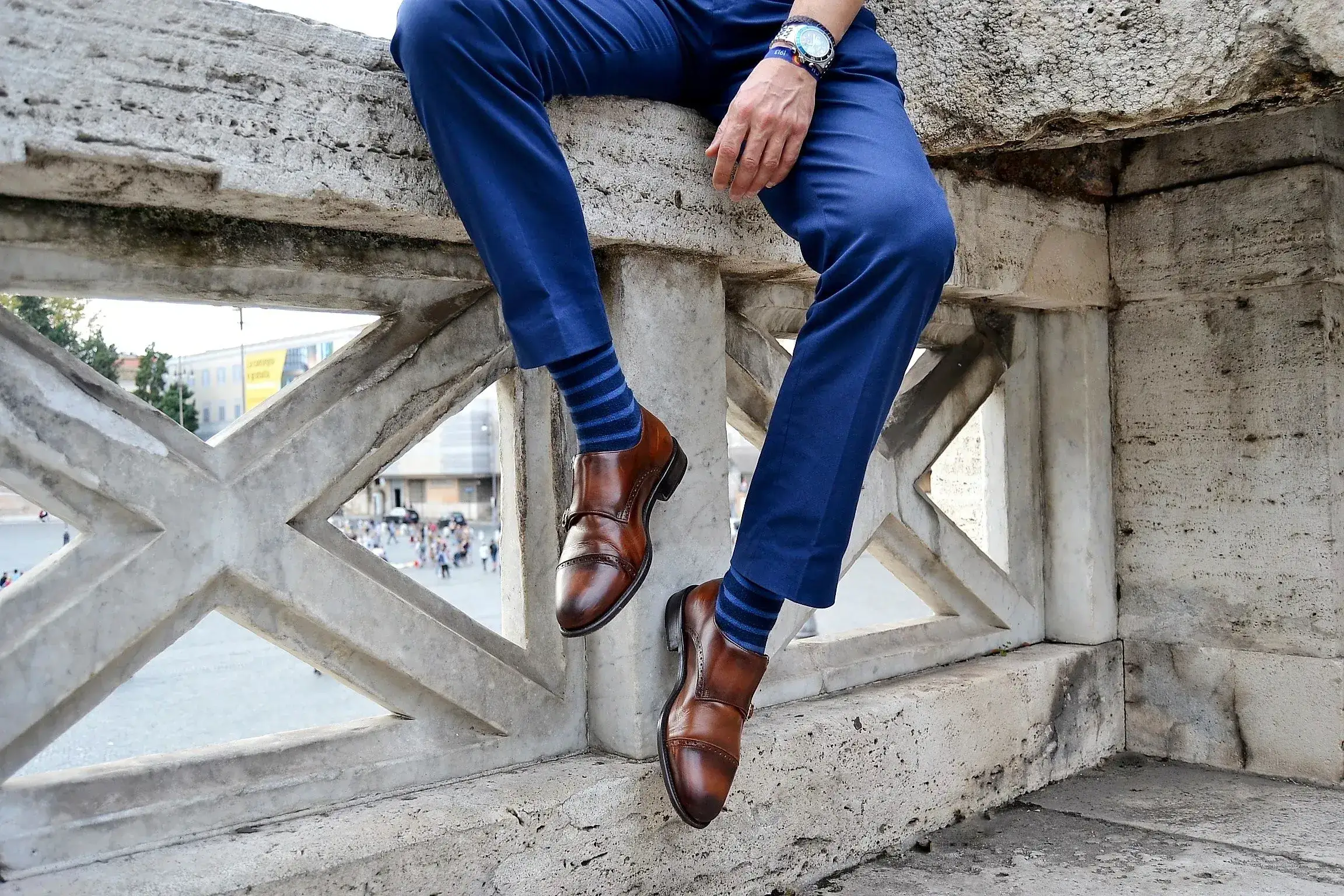 mens dress shoes monk straps shoes image