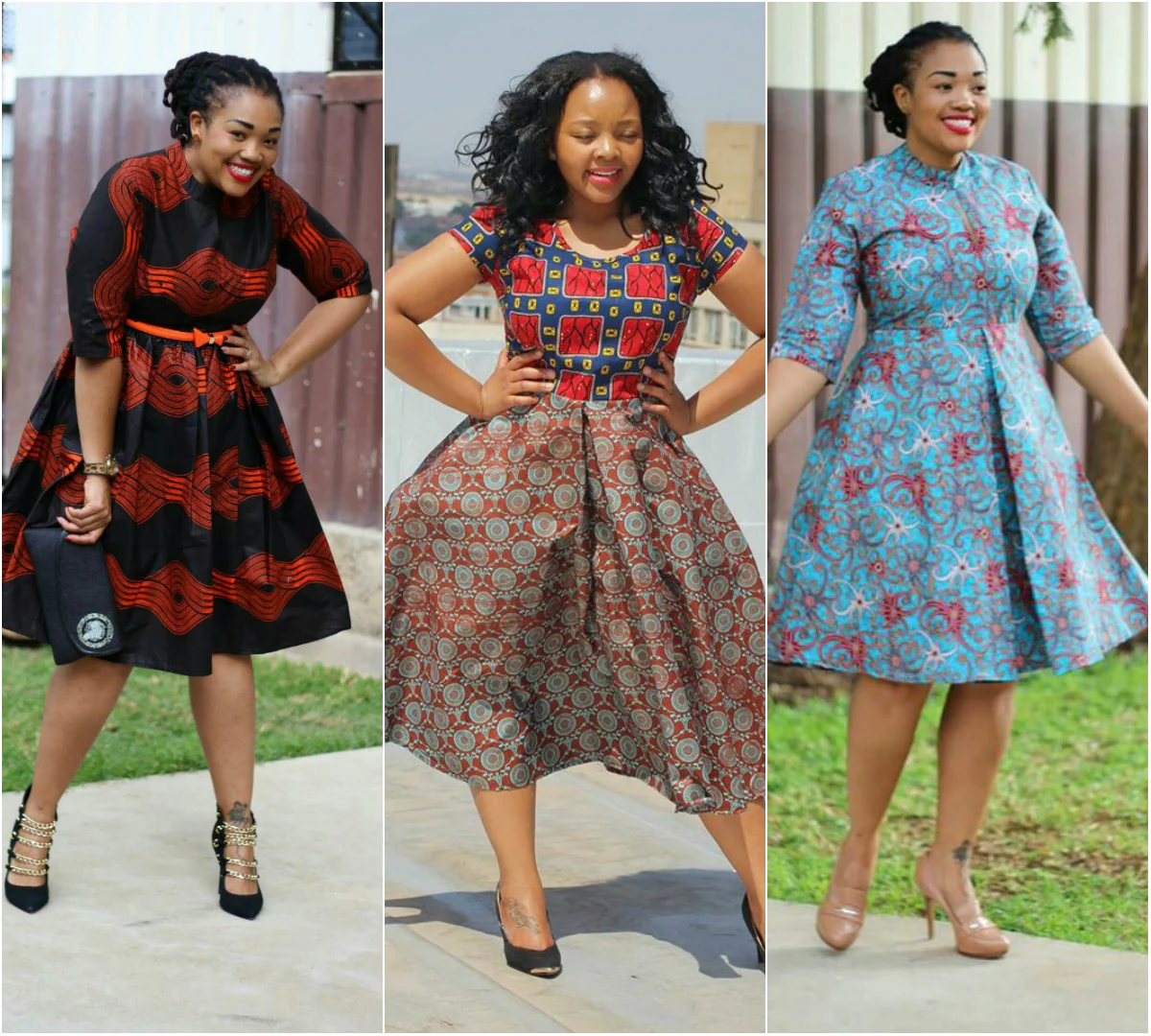 African women's outfits Ankara image