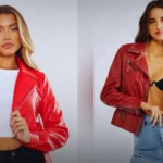 the red leather jacket image