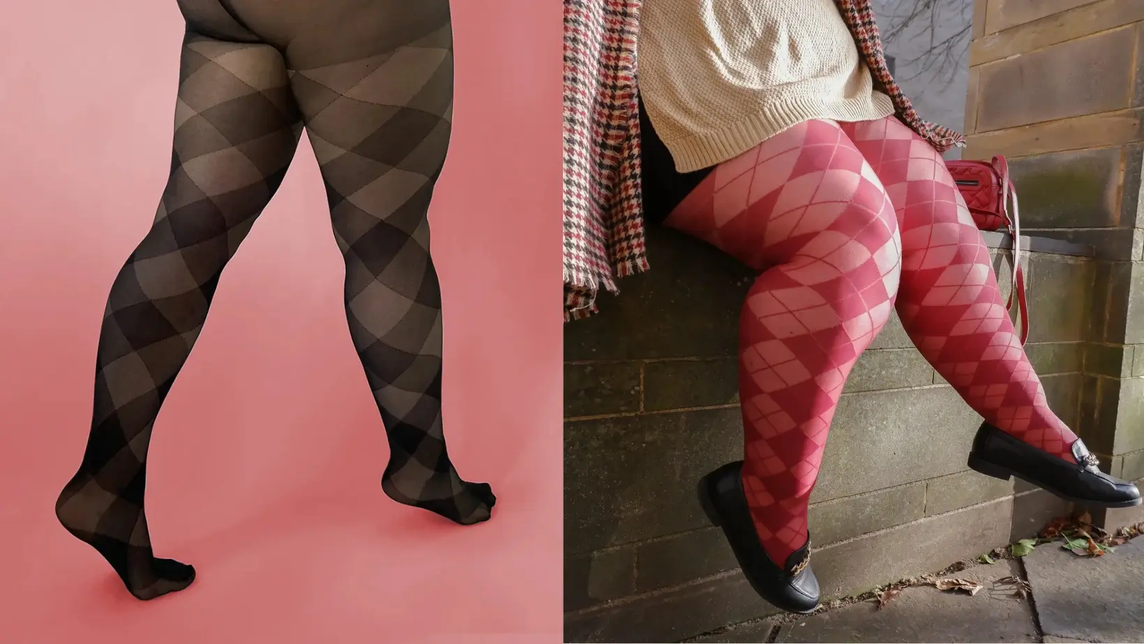 Layered and Multi-Textured tights