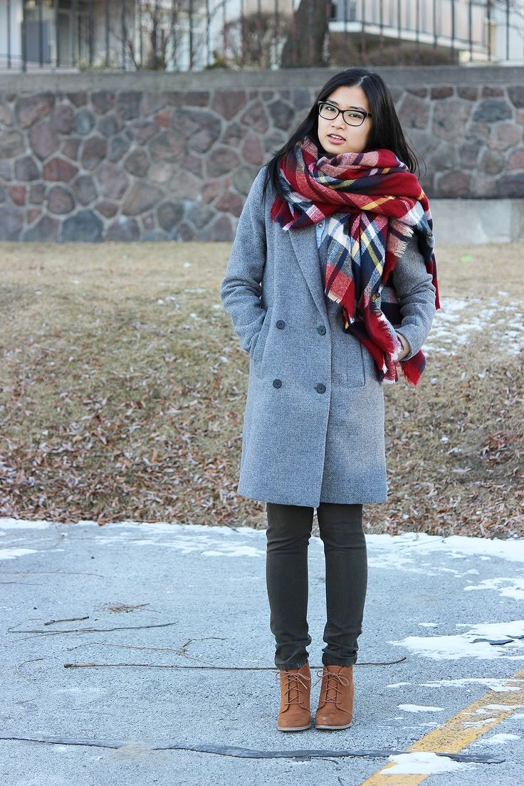 scarf in winter